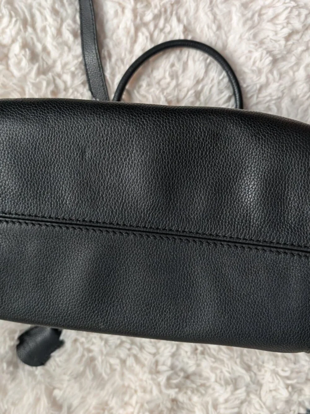 Alexander McQueen Small Skull Padlock Black Leather Satchel